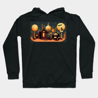 Haunted House on Halloween Night Hoodie